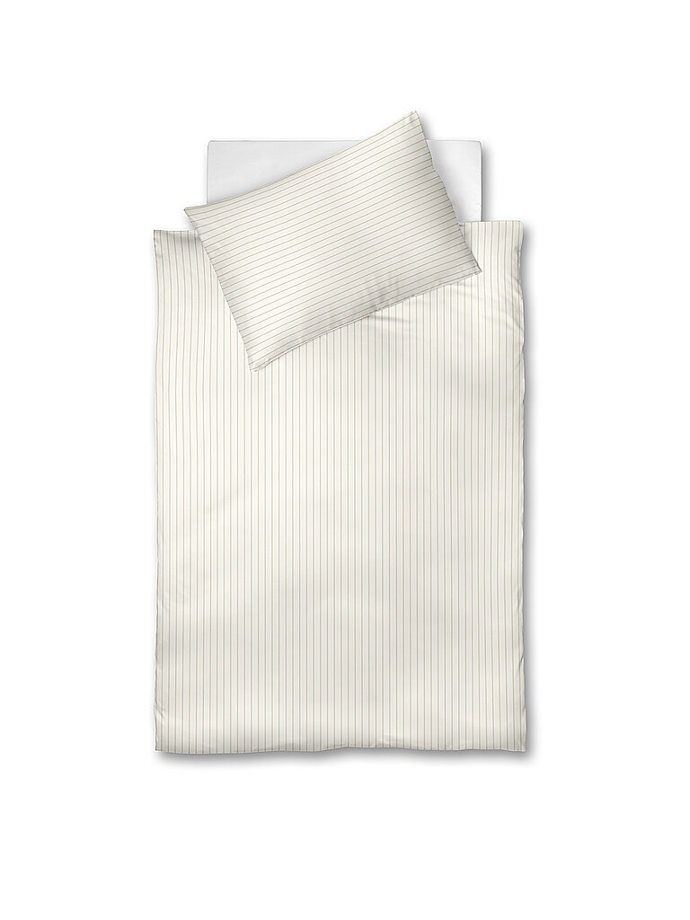 FLEURESSE Ropa de cama de damasco Melk 2x 70x90cm / 200x200cm Crema crema