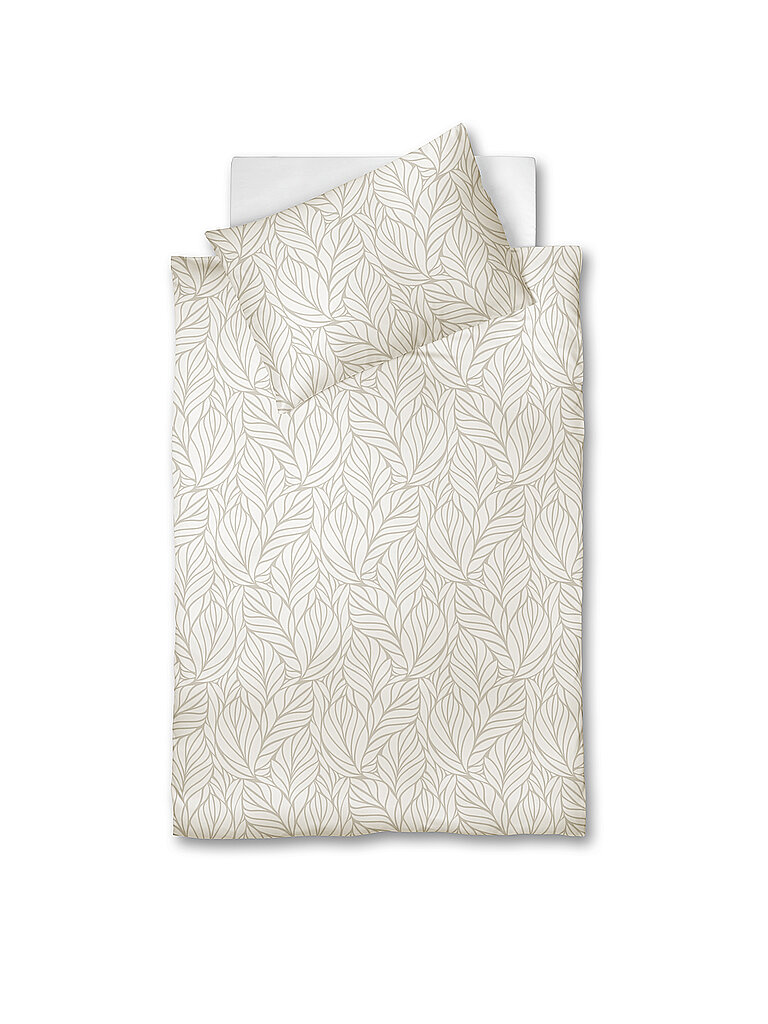 FLEURESSE Ropa de cama de damasco OPAL 70x90cm/140x200cm Crema crema