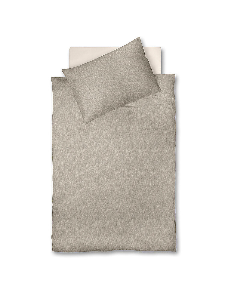 Ropa de cama de satén 70x90cm/140x220cm MODERN LIFE B Arena camel