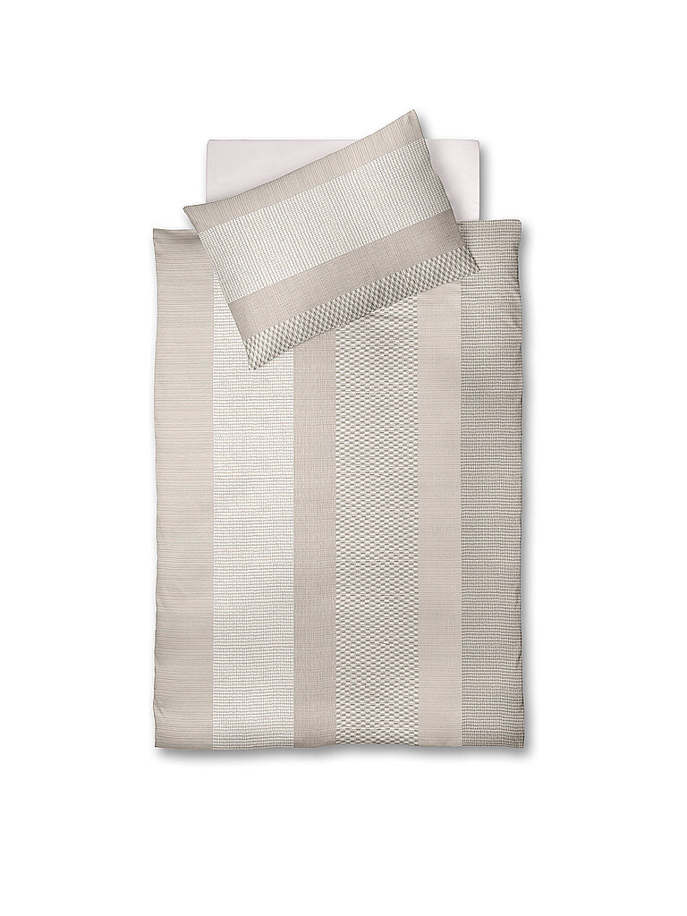 Ropa de cama de satén MODERN CLASSIC 70x90cm / 140x200cm Sandstone crema