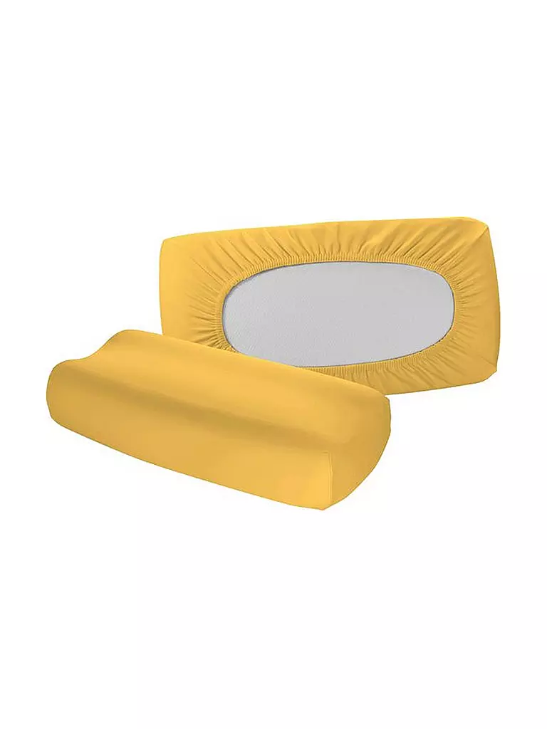 FLEURESSE | Funda de almohada de jersey "Vital Comfort" 40x60cm (Sol) | Amarillo