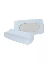 FLEURESSE | Funda de almohada de punto "Vital Comfort" 40x60cm (verde manzana) | Azul claro