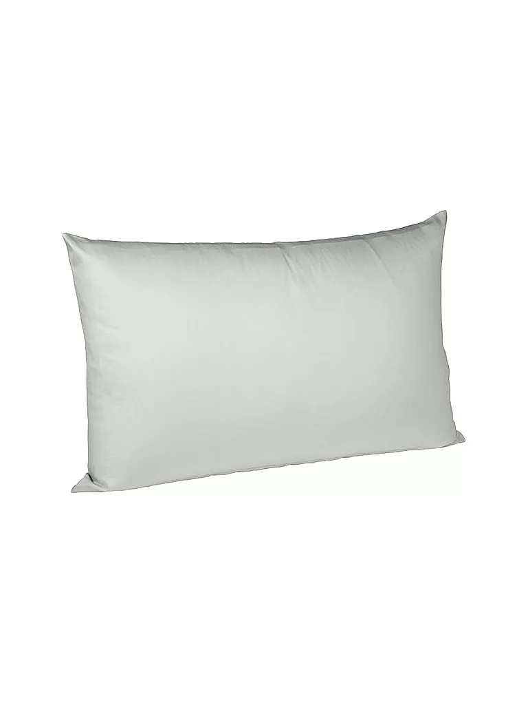 FLEURESSE | Funda de almohada de satén "Royal Uni" 2 unidades 40x80cm (Plata) | silber