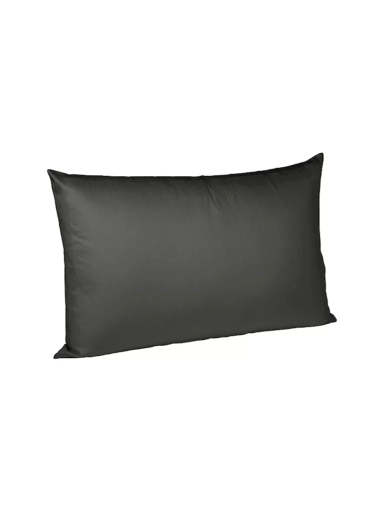 FLEURESSE | Funda de almohada de satén "Royal Uni" 2 unidades 70x90cm (Antracita) | Gris