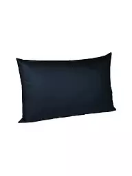 FLEURESSE | Funda de almohada de satén "Royal Uni" 2 unidades 70x90cm (Beige) | Azul oscuro