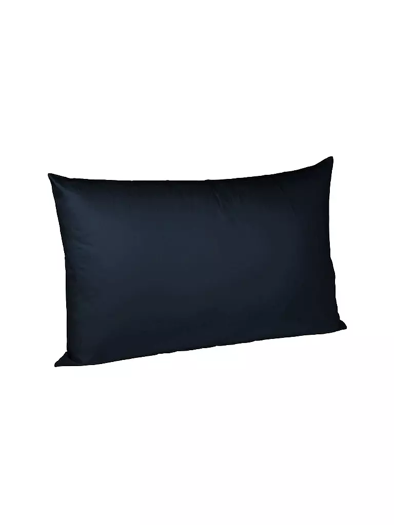 FLEURESSE | Funda de almohada de satén "Royal Uni" 2 unidades 70x90cm (Azul noche) | Azul oscuro