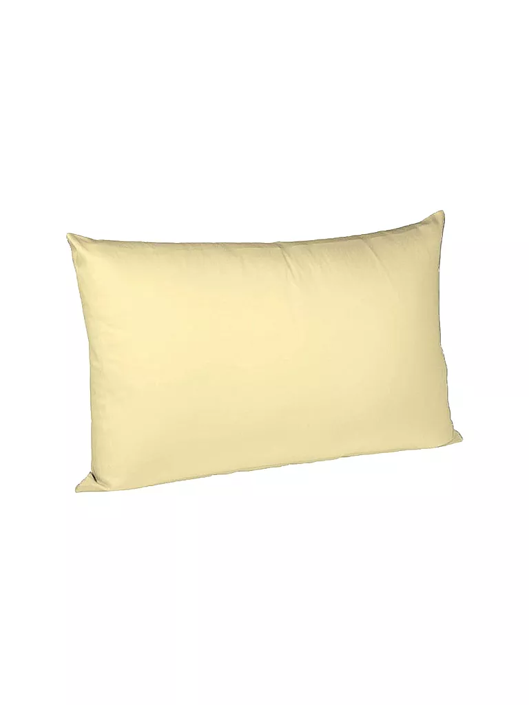 FLEURESSE | Funda de almohada de satén "Royal Uni" 2 unidades 70x90cm (Vainilla) | gelb