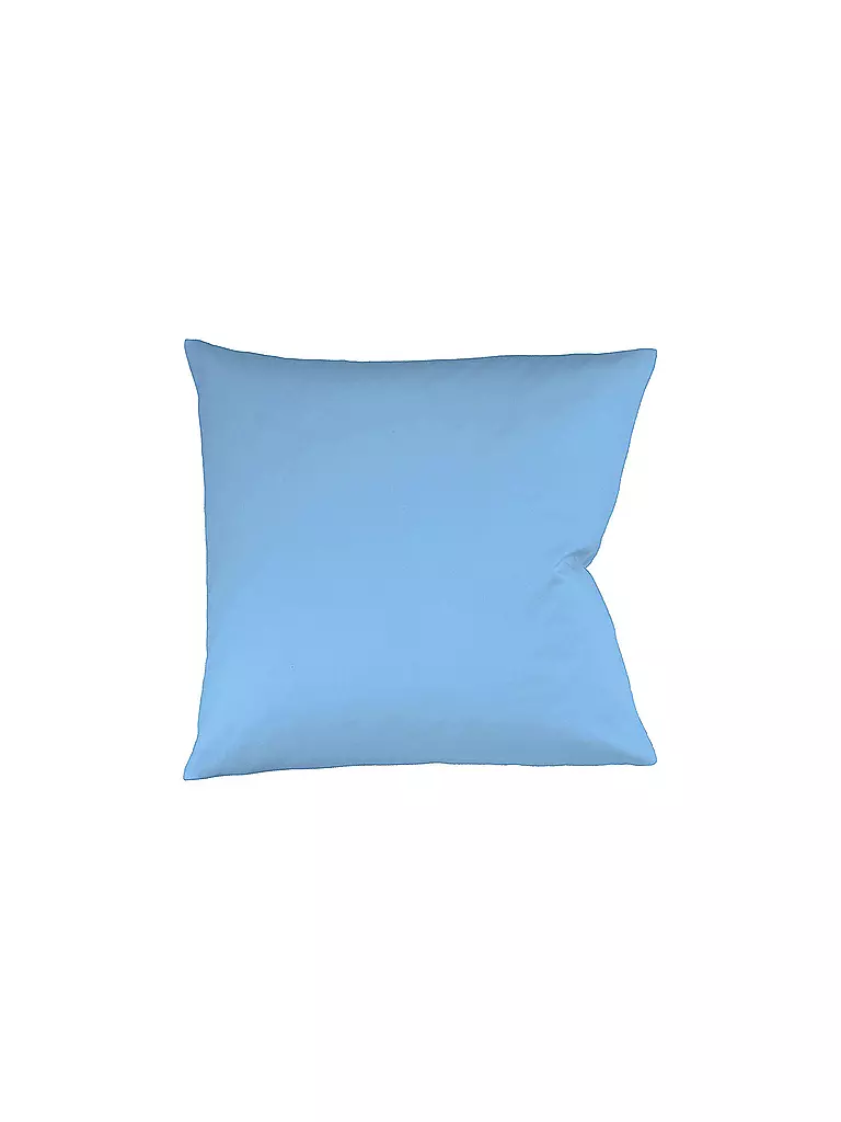 FLEURESSE | Funda de almohada de satén Royal Uni, juego de 2, 40x40 cm, azul | Azul claro