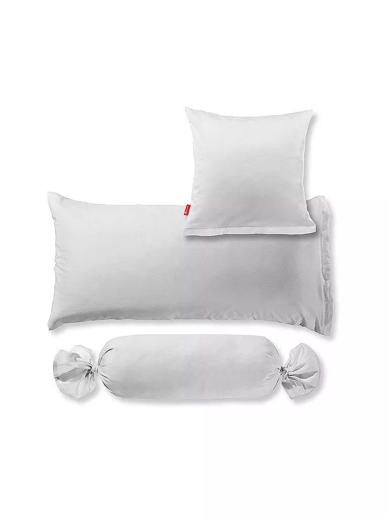 FLEURESSE | Funda de almohada de satén Royal Uni, paquete de 2, 70x90 cm, plata | Plata