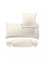 FLEURESSE | Funda de almohada de satén Royal Uni 2 unidades 40x80cm Rojo oscuro | Crema