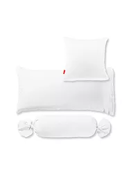 FLEURESSE | Funda de almohada de satén "Royal Uni" 2 unidades 70x90cm (Beige) | Blanco