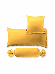 FLEURESSE | Funda de almohada de satén "Royal Uni" 2 unidades 70x90cm (Beige) | Amarillo