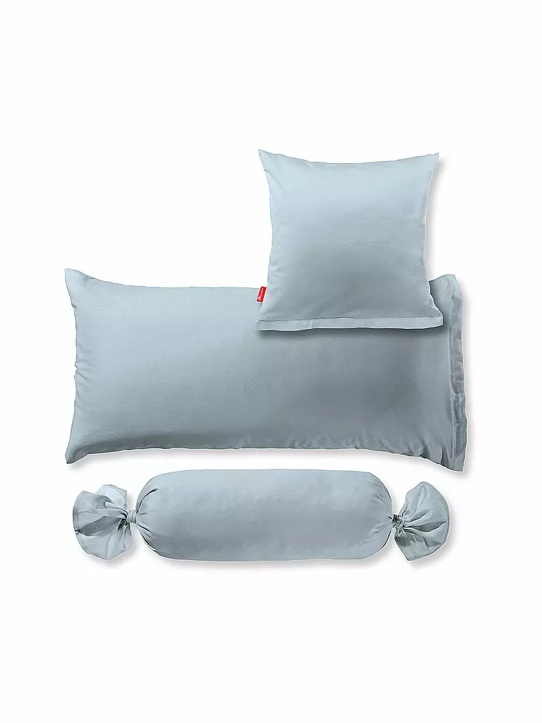 FLEURESSE | Funda de almohada de satén Royal Uni 2er 40x60cm Azul Perla | Azul claro