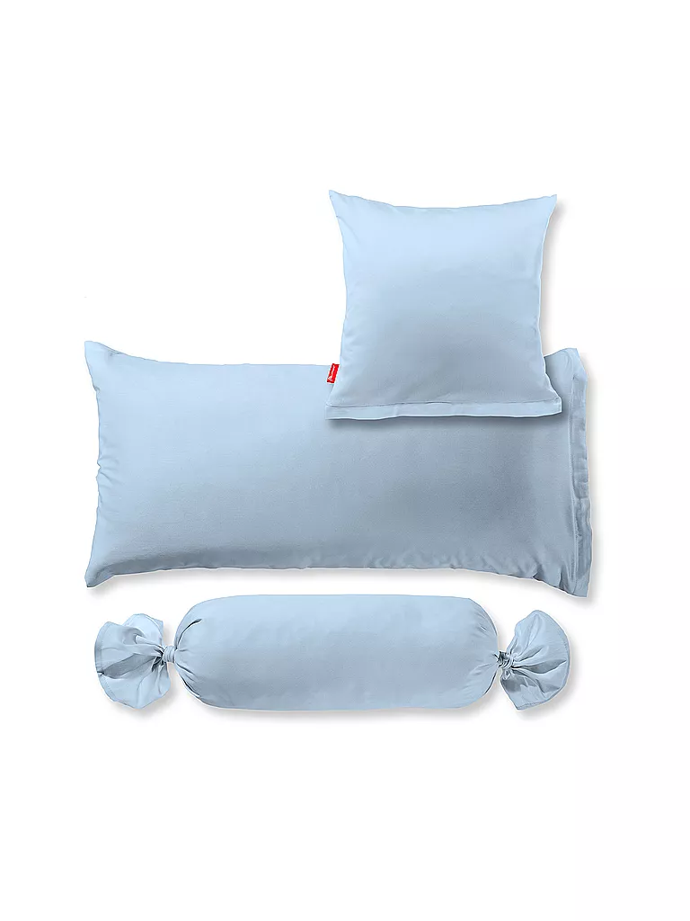 FLEURESSE | Funda de almohada de satén Royal Uni 2x 40x40cm Azul claro | Azul claro