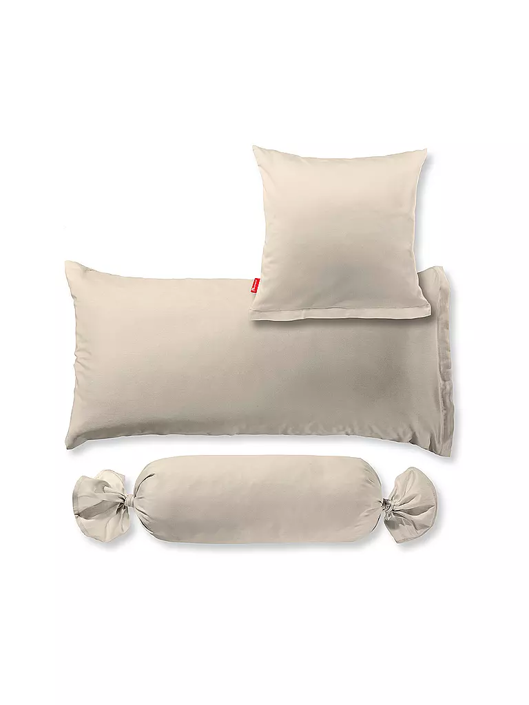 FLEURESSE | Funda de almohada de satén Royal Uni 2x 40x60cm Arena | beige