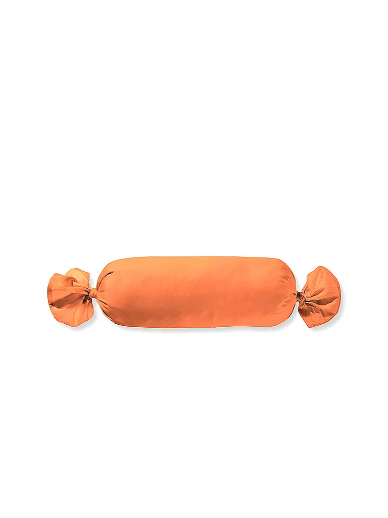 FLEURESSE | Funda de satén para rulo cervical ROYAL UNI 15x40cm Naranja | Naranja