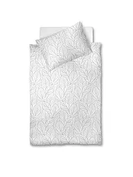 FLEURESSE | Ropa de cama de damasco OPAL 70x90cm/140x200cm Crema | Blanco