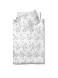 FLEURESSE | Juego de cama de damasco OPAL 70x90cm/140x200cm Blanco | Blanco