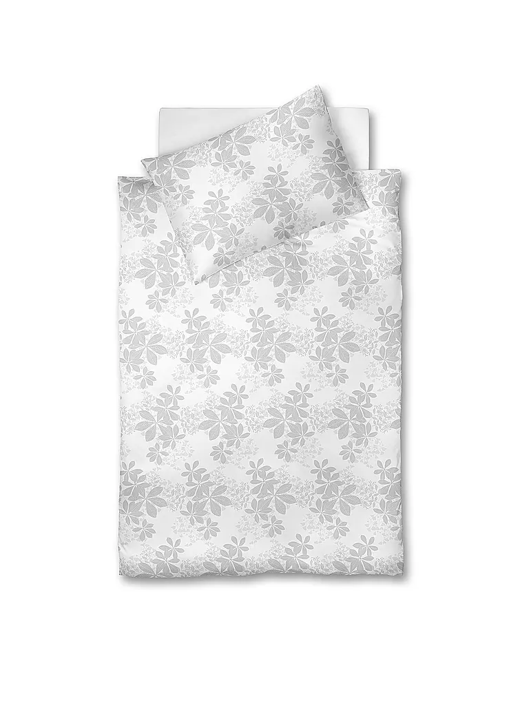 FLEURESSE | Juego de cama de damasco OPAL 70x90cm/140x200cm Blanco | Blanco