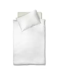 FLEURESSE | Juego de cama de punto interlock Jersey 70x90cm/140x200cm Crema | Blanco
