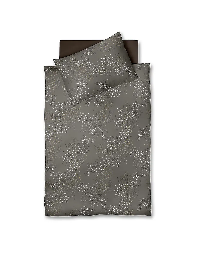 FLEURESSE | Juego de cama de punto jersey 70x90cm/140x200cm TOPAS Stone | Gris