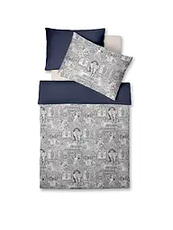 FLEURESSE | Ropa de cama de satén 70x90cm/140x200cm BED ART Rosewood | Azul oscuro
