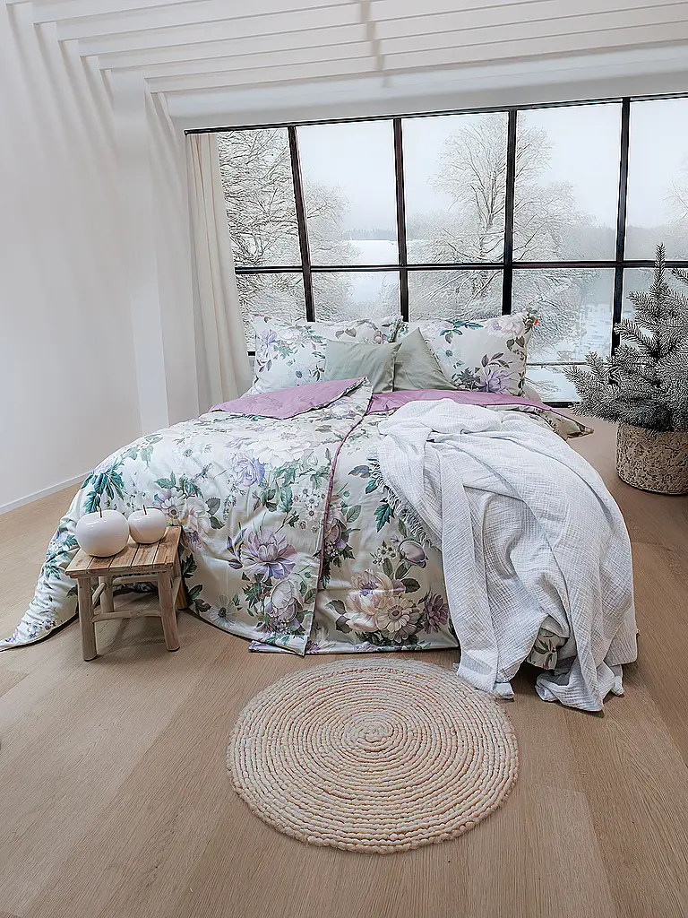 FLEURESSE | Juego de cama de satén 70x90cm/140x200cm BED ART Menta | Menta