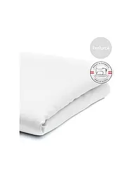 FLEURESSE | Leintuch MONIKA 160x250cm Gris plateado | Blanco