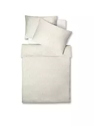 FLEURESSE | Ropa de cama de damasco OPAL 70x90cm/140x200cm Antracita | Crema