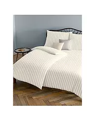 FLEURESSE | Damasco Ropa de cama Melk 70x90cm / 140x200cm Blanco | Beige