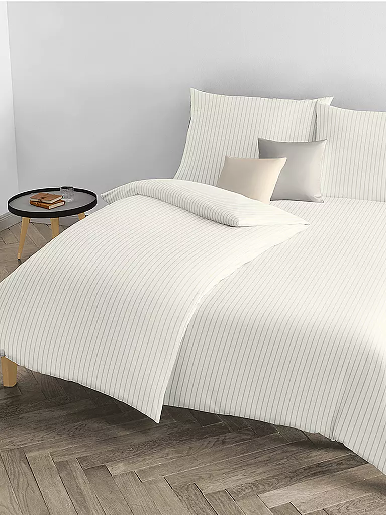 FLEURESSE | Ropa de cama de damasco Melk 70x90cm / 140x200cm Crema | Crema