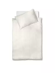 FLEURESSE | Ropa de cama de damasco Melk 70x90cm / 140x220cm Blanco | Crema