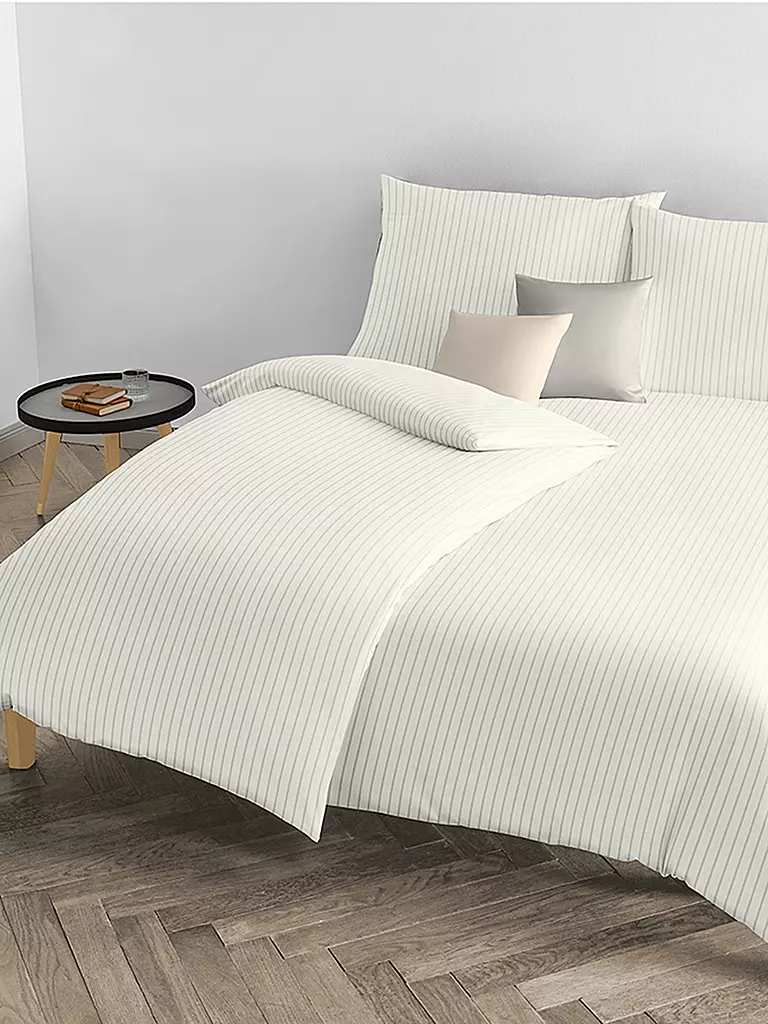FLEURESSE | Ropa de cama de damasco Melk 70x90cm / 140x220cm Crema | Crema