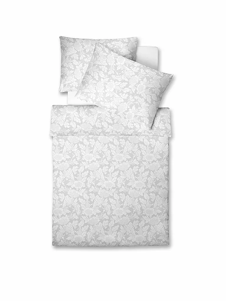 FLEURESSE | Ropa de cama de damasco Opal 70x90cm / 140x200cm | Blanco