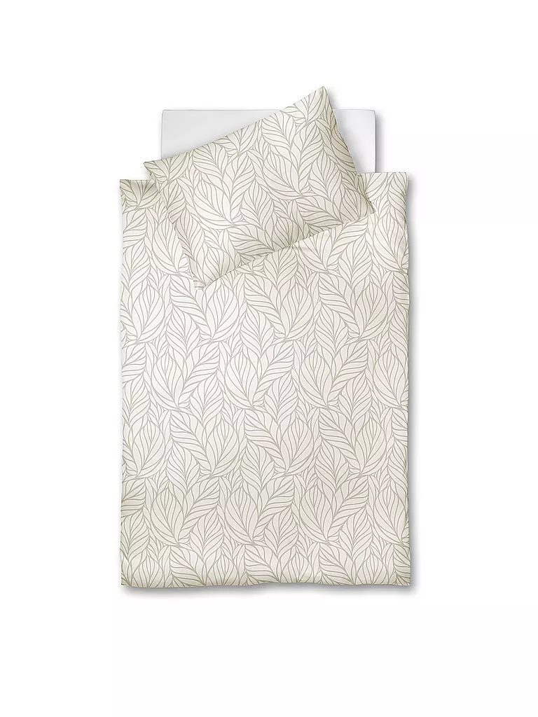 FLEURESSE | Ropa de cama de damasco OPAL 70x90cm/140x200cm Crema | Crema