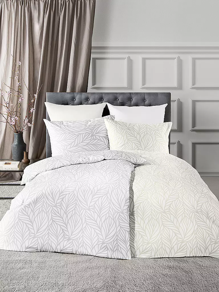 FLEURESSE | Ropa de cama de damasco OPAL 70x90cm/140x200cm Crema | Crema