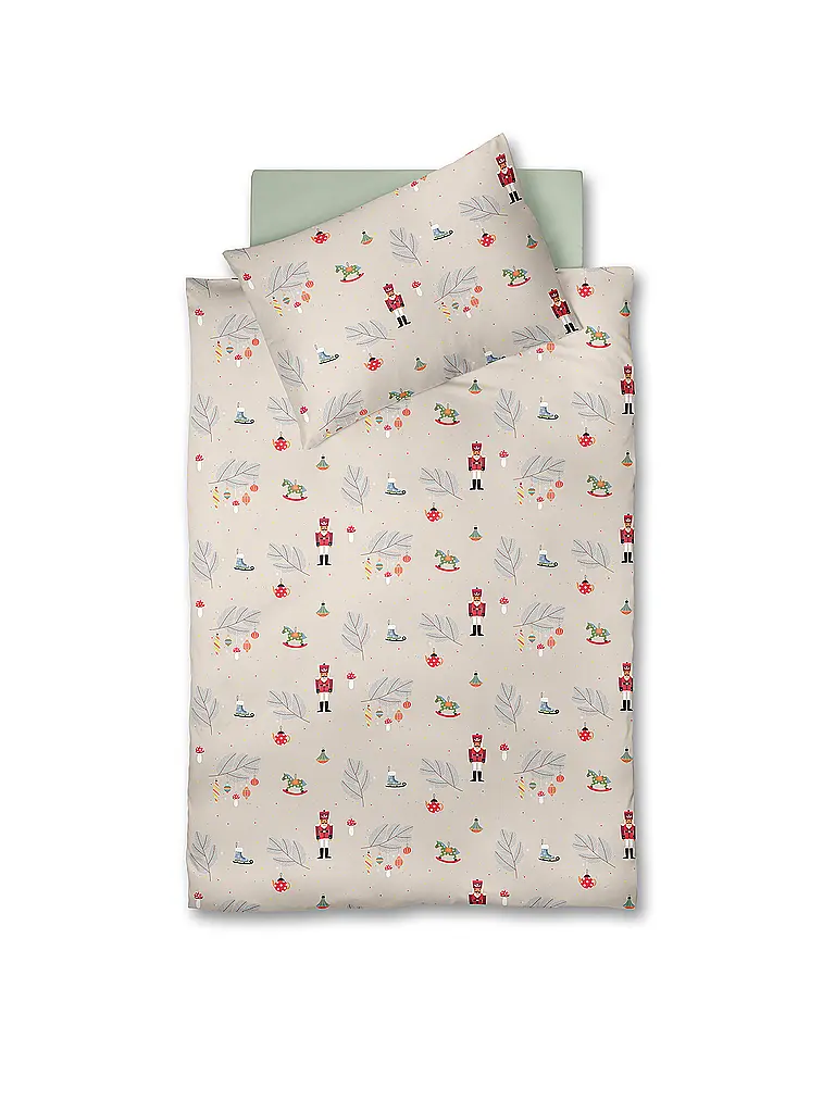 FLEURESSE | Ropa de cama de franela 70x90cm/140x200cm ASPEN Arena | Beige