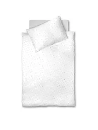 FLEURESSE | Ropa de cama de franela VELVET 70x90cm/140x200cm Enredaderas | Blanco
