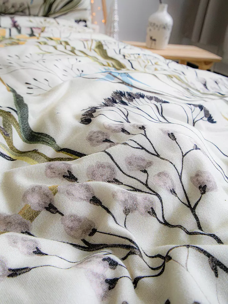 FLEURESSE | Ropa de cama de franela VELVET 70x90cm/140x200cm Kl Blümchen | 