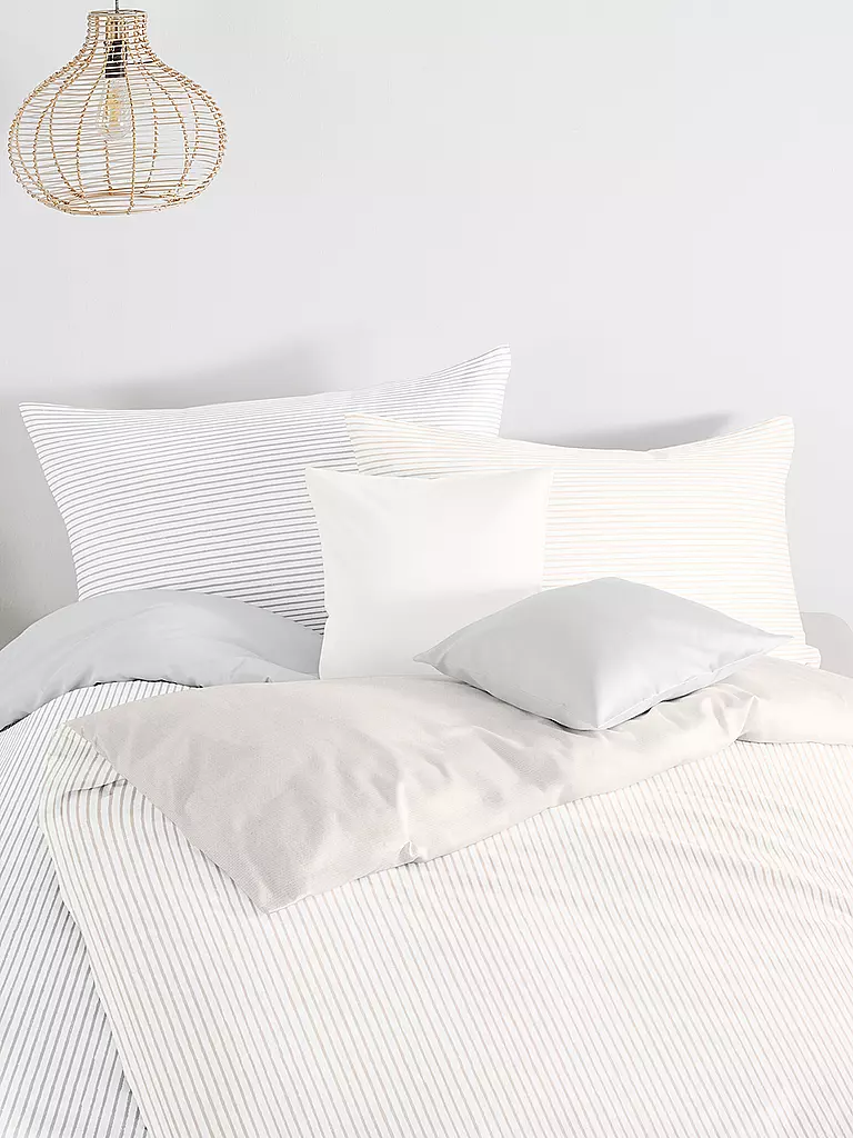 FLEURESSE | Ropa de cama de lino NIZZA 70x90cm / 140x200cm Arena | Beige