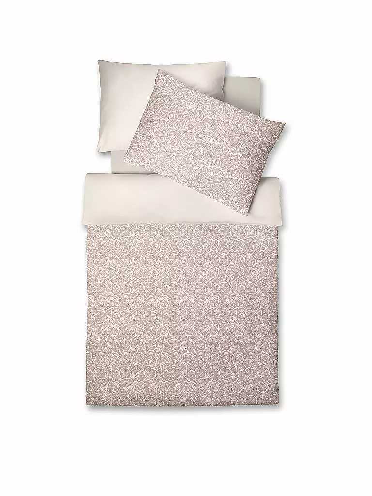 FLEURESSE | Ropa de cama de lino NIZZA 70x90cm / 140x200cm Coral | Rosa