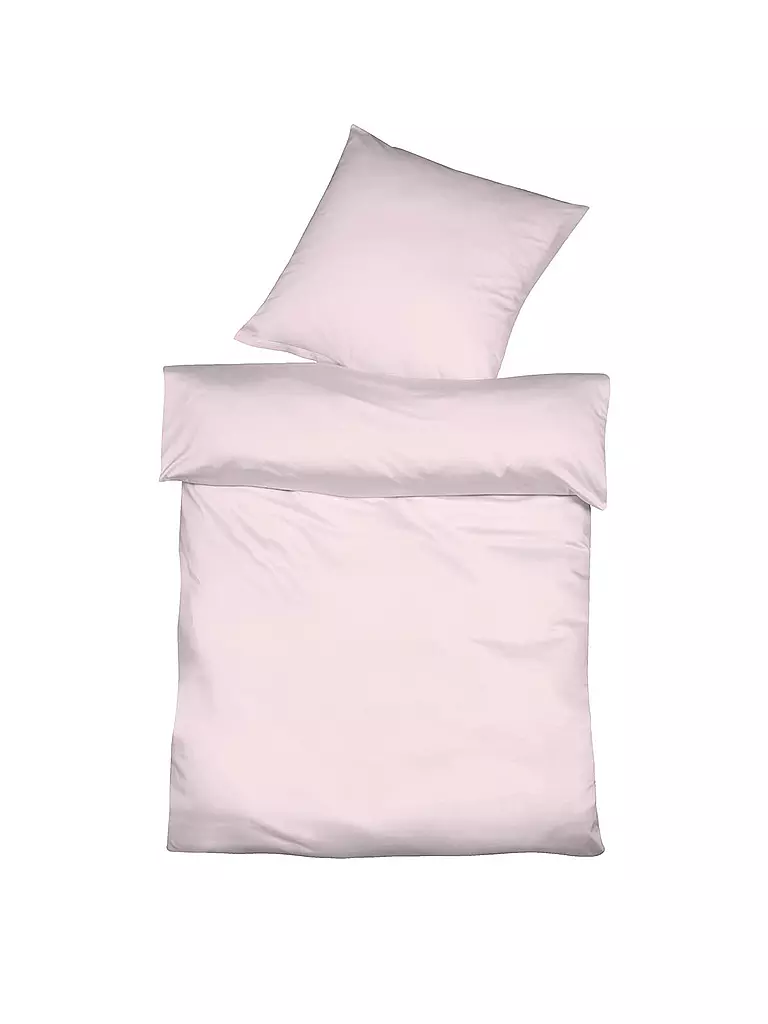 FLEURESSE | Ropa de cama de mezcla de lino Provence 70x90cm/140x200cm Rosa | Rosa
