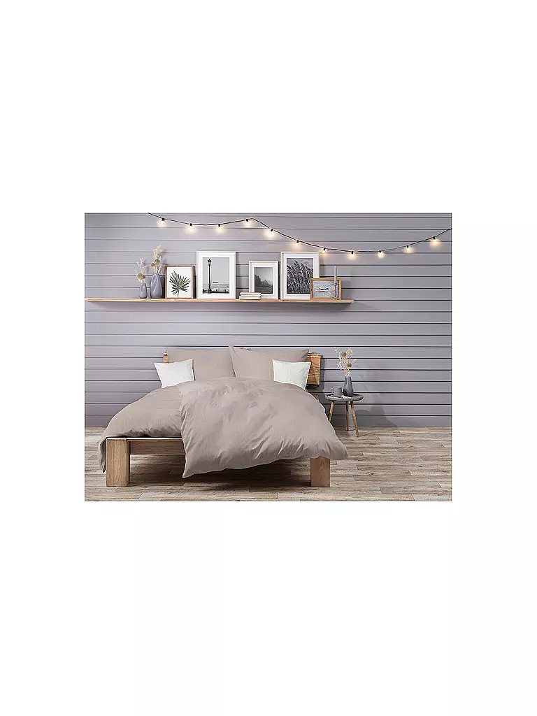 FLEURESSE | Ropa de cama de muselina CAPRI 70x90cm/140x200cm Beige | Beige