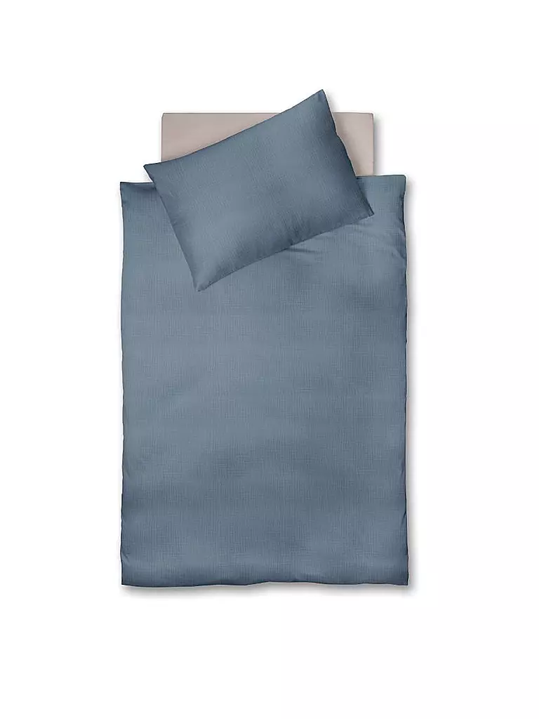 FLEURESSE | Ropa de cama de muselina CAPRI 70x90cm/140x200cm Denim | Azul claro