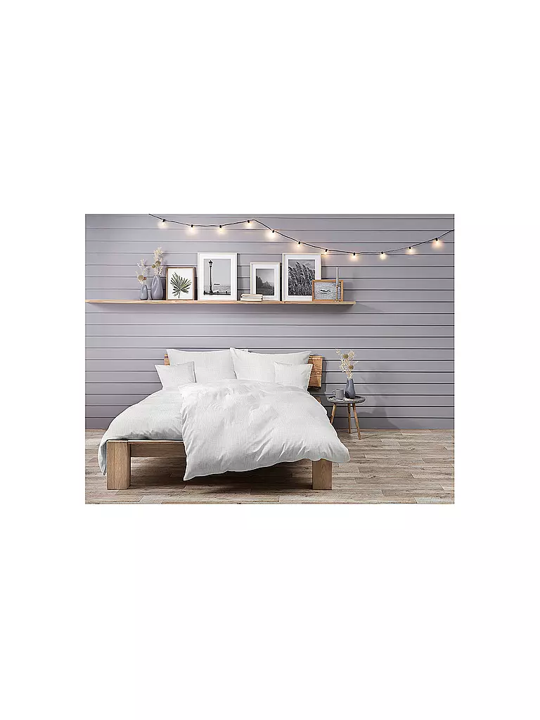 FLEURESSE | Ropa de cama de muselina CAPRI 70x90cm/140x200cm | weiss