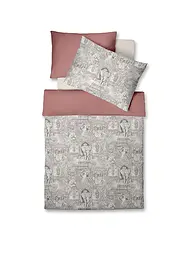 FLEURESSE | Ropa de cama de satén 70x90cm/140x200cm BED ART Rosewood | Rosa
