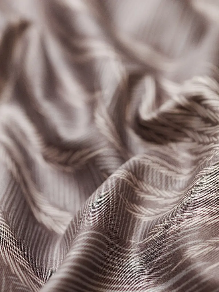 FLEURESSE | Ropa de cama de satén 70x90cm/140x200cm MODERN GARDEN B Moka |