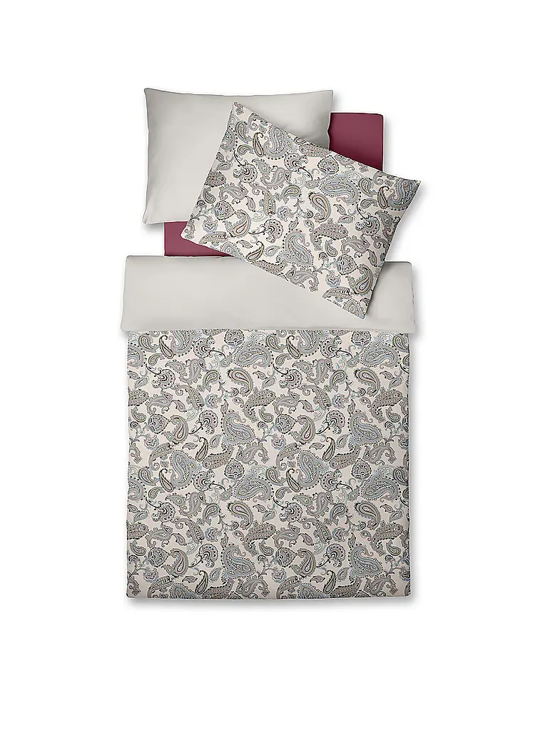 FLEURESSE | Ropa de cama de satén 70x90cm/140x200cm STOCKHOLM Berry | Baya
