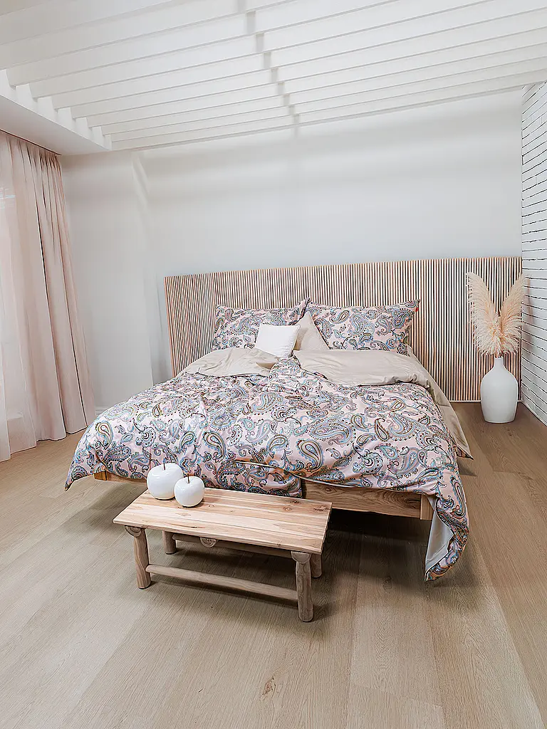 FLEURESSE | Ropa de cama de satén 70x90cm/140x200cm STOCKHOLM Berry | Baya