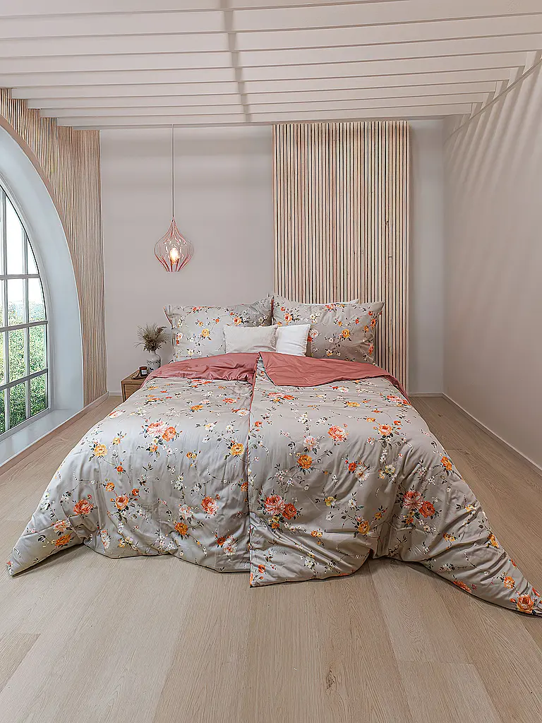FLEURESSE | Ropa de cama de satén 70x90cm/140x200cm STOCKHOLM Misty Rose | Rosa